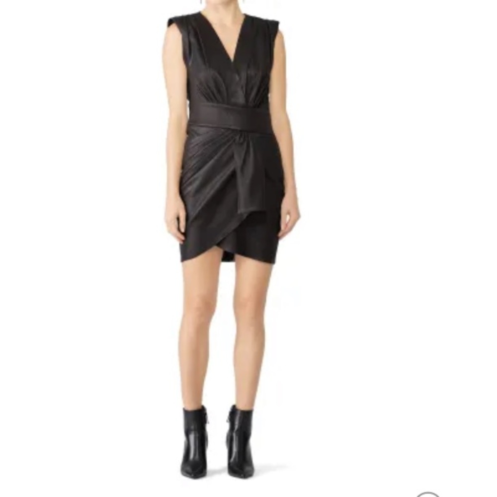 🎉3X HOST PICK🎉 IRO Luxe Genuine Leather Mini Dress —LIKE NEW - Picture 5 of 5